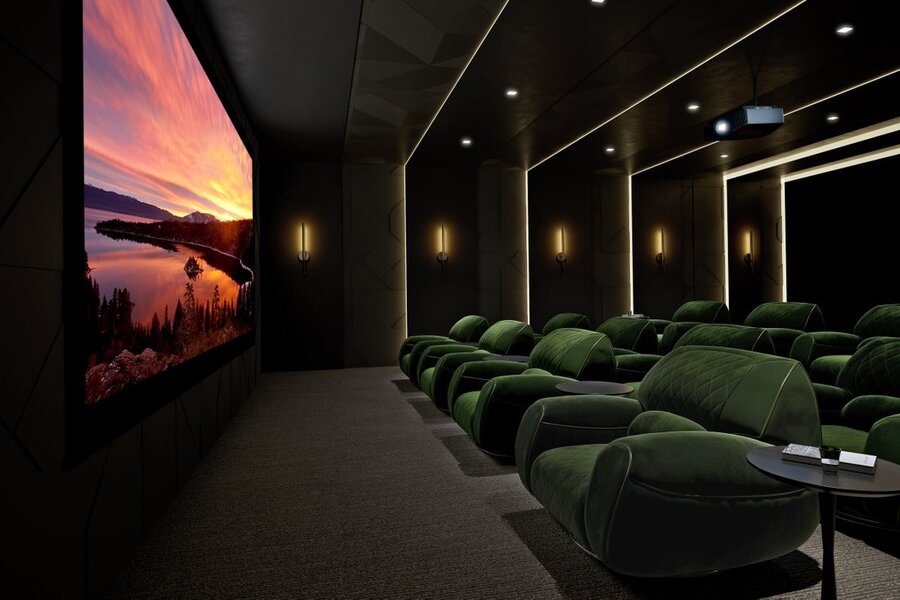 A Dedicated Home Theater Impresses in Every Way
